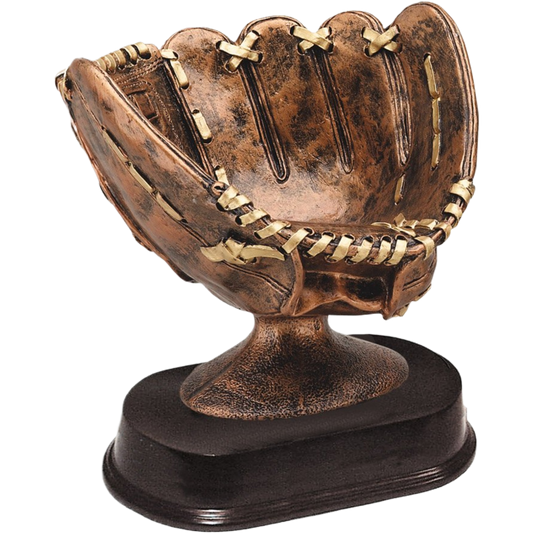 Bronze Softball Glove Award 6"
