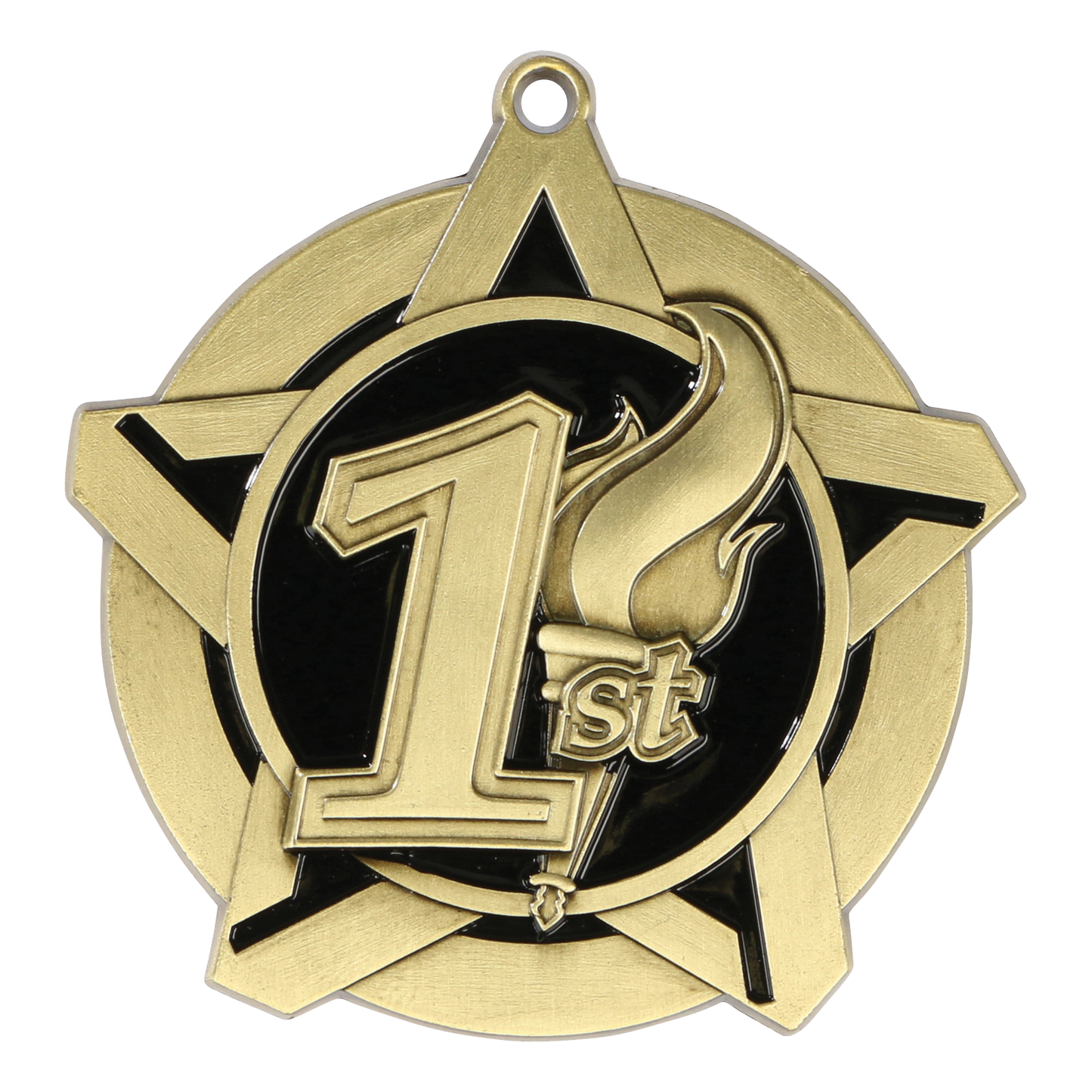 Super Star 1st Place Medal 2.25" / Gold
