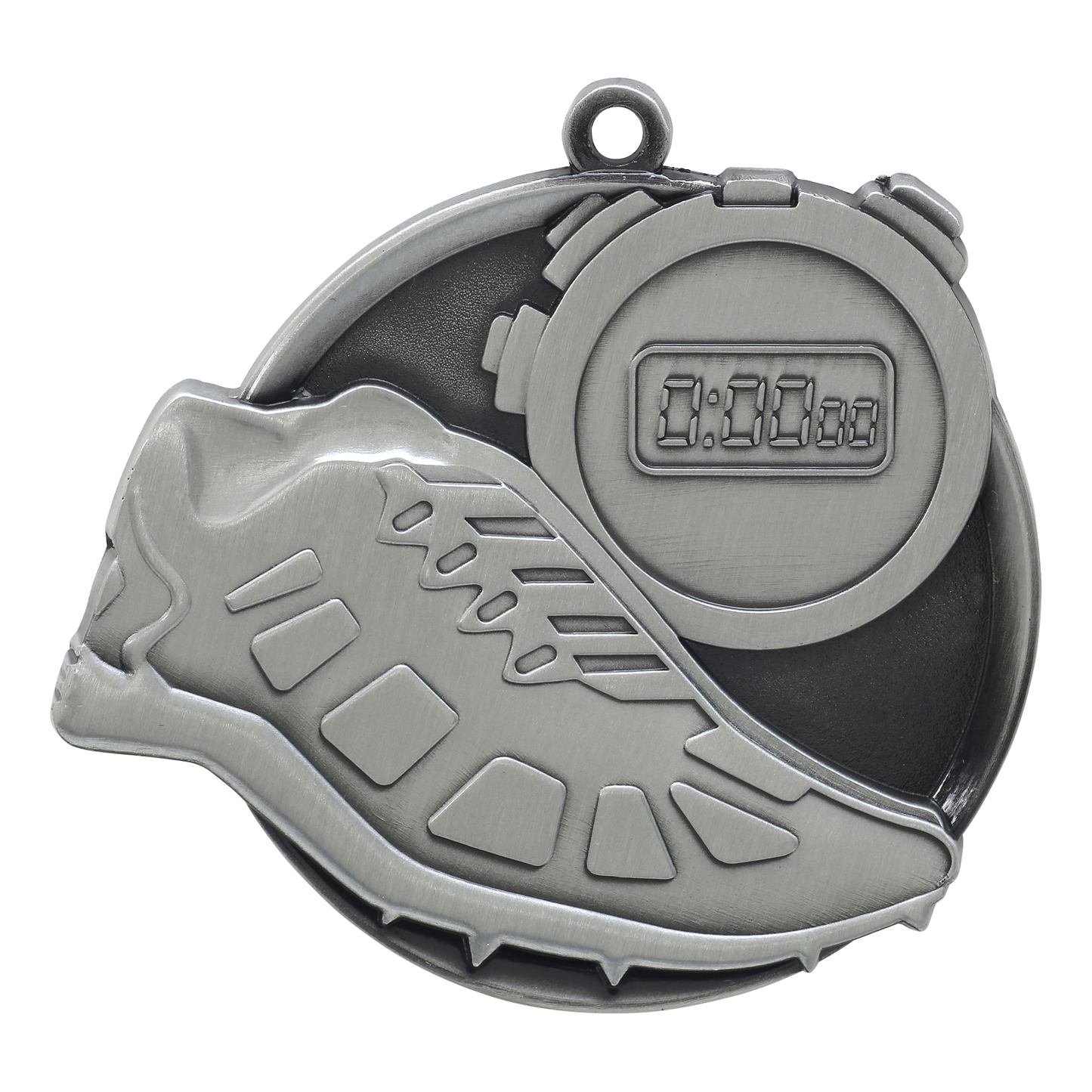 Mega Track Medal 2.25" / Silver