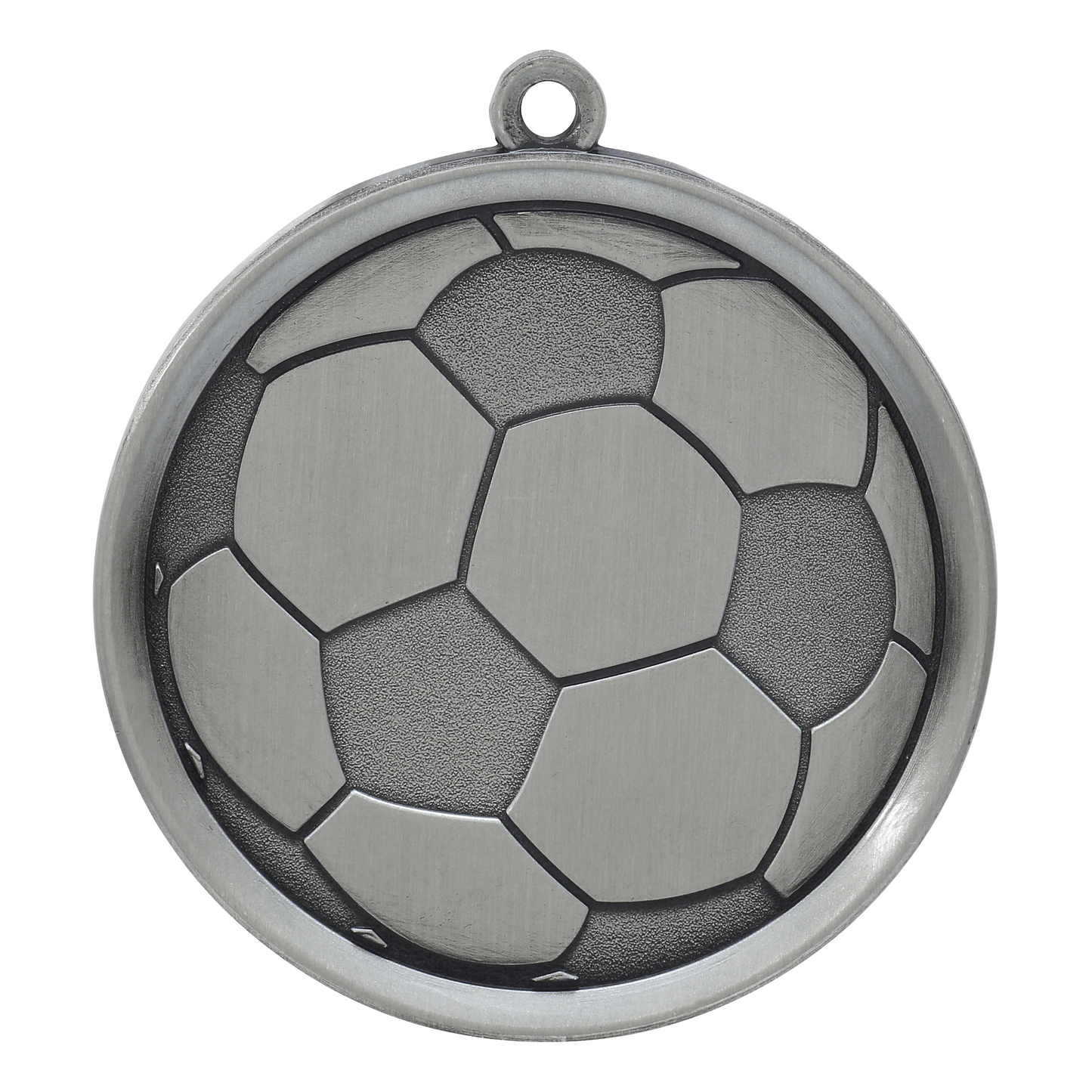 Mega Soccer Medal 2.25" / Silver