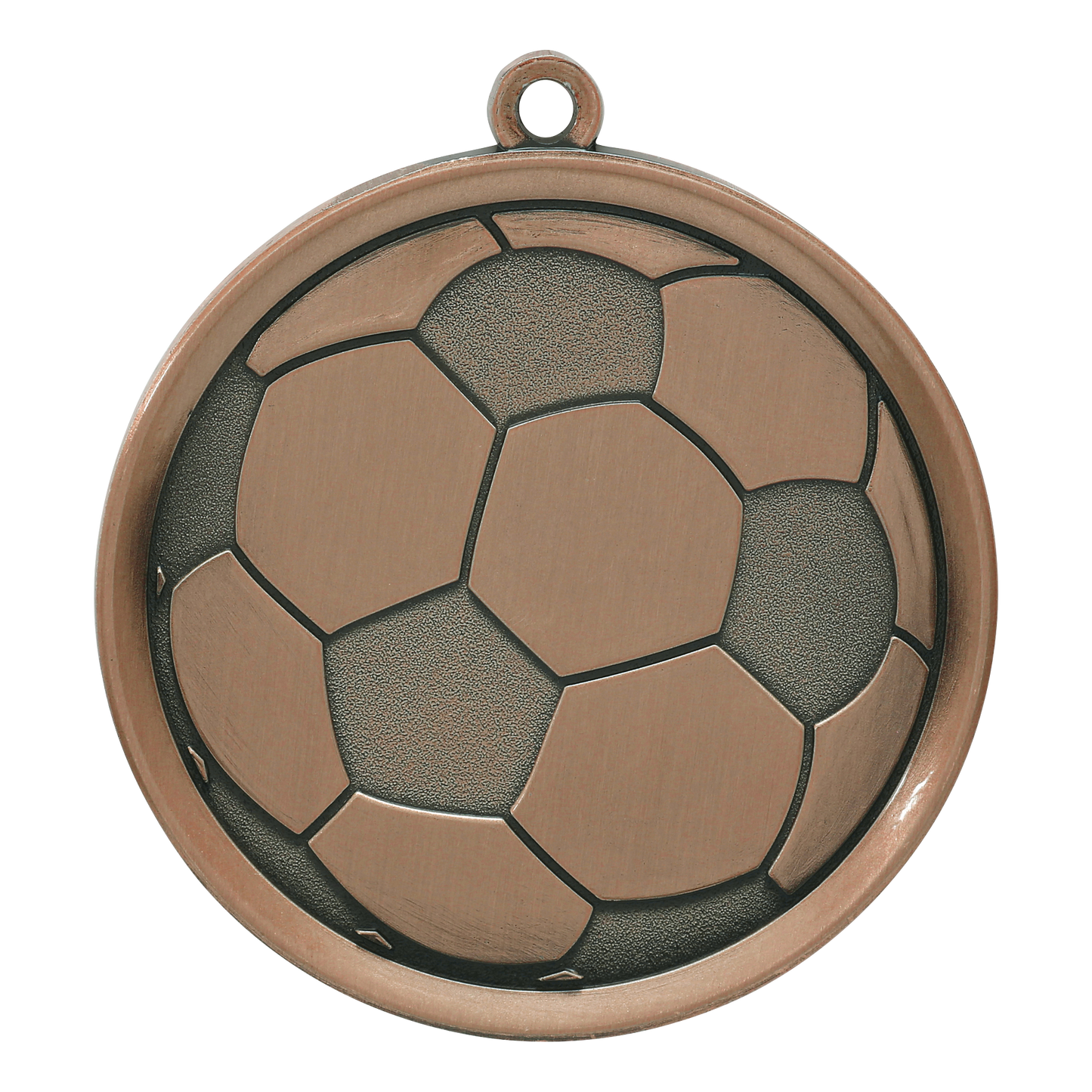 Mega Soccer Medal 2.25" / Bronze (Copper Tone)