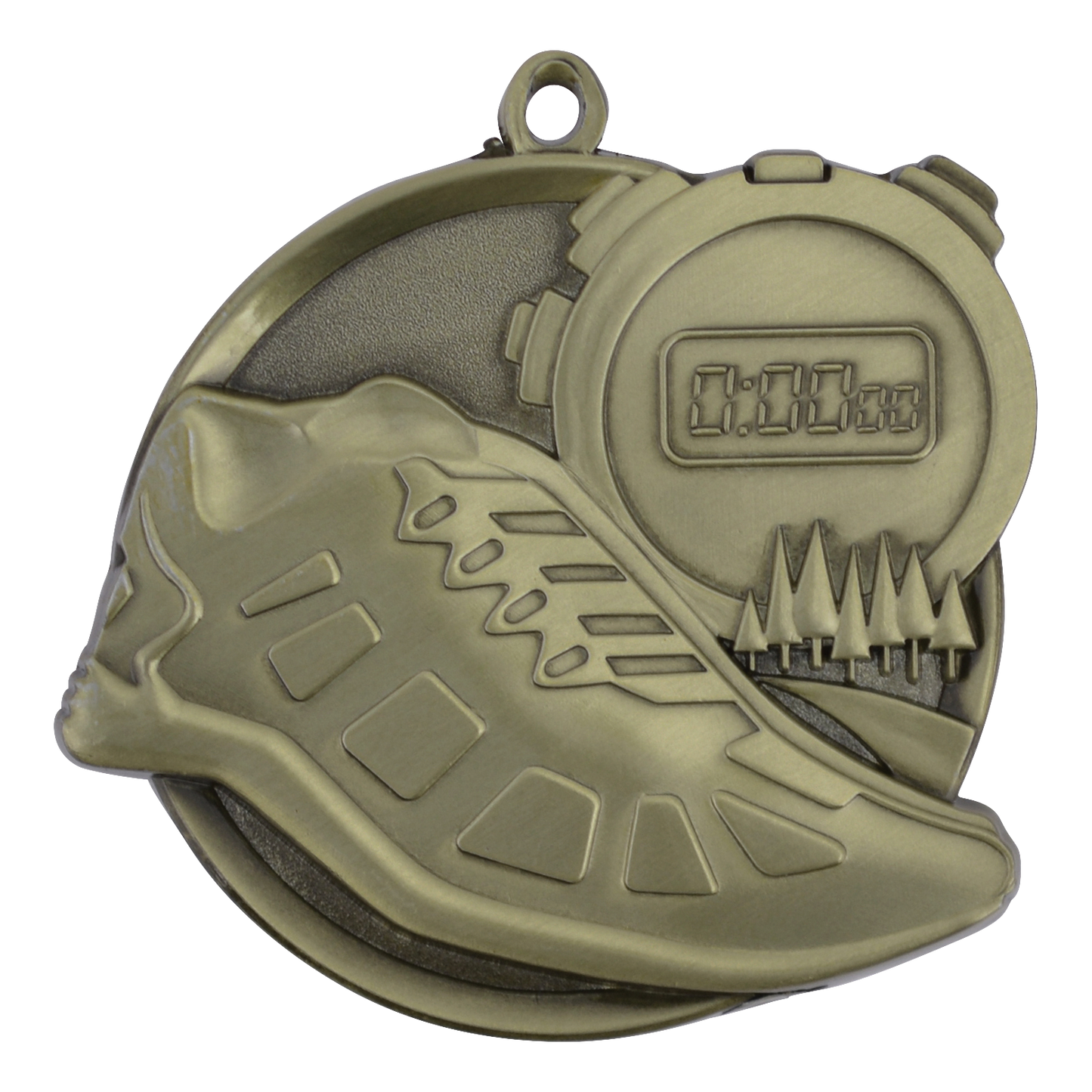 Mega Cross Country Medal 2.25" / Gold