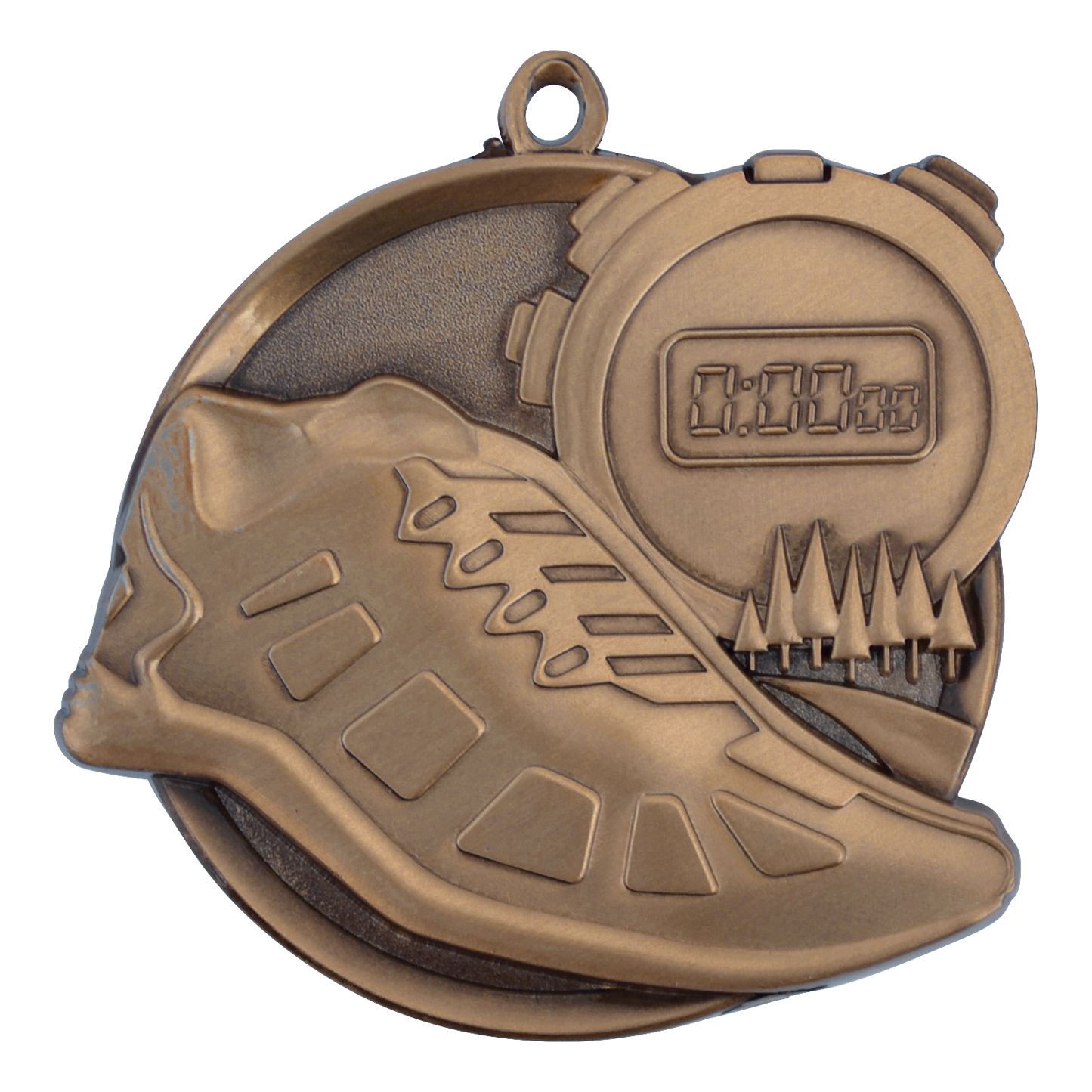 Mega Cross Country Medal 2.25" / Bronze (Copper Tone)