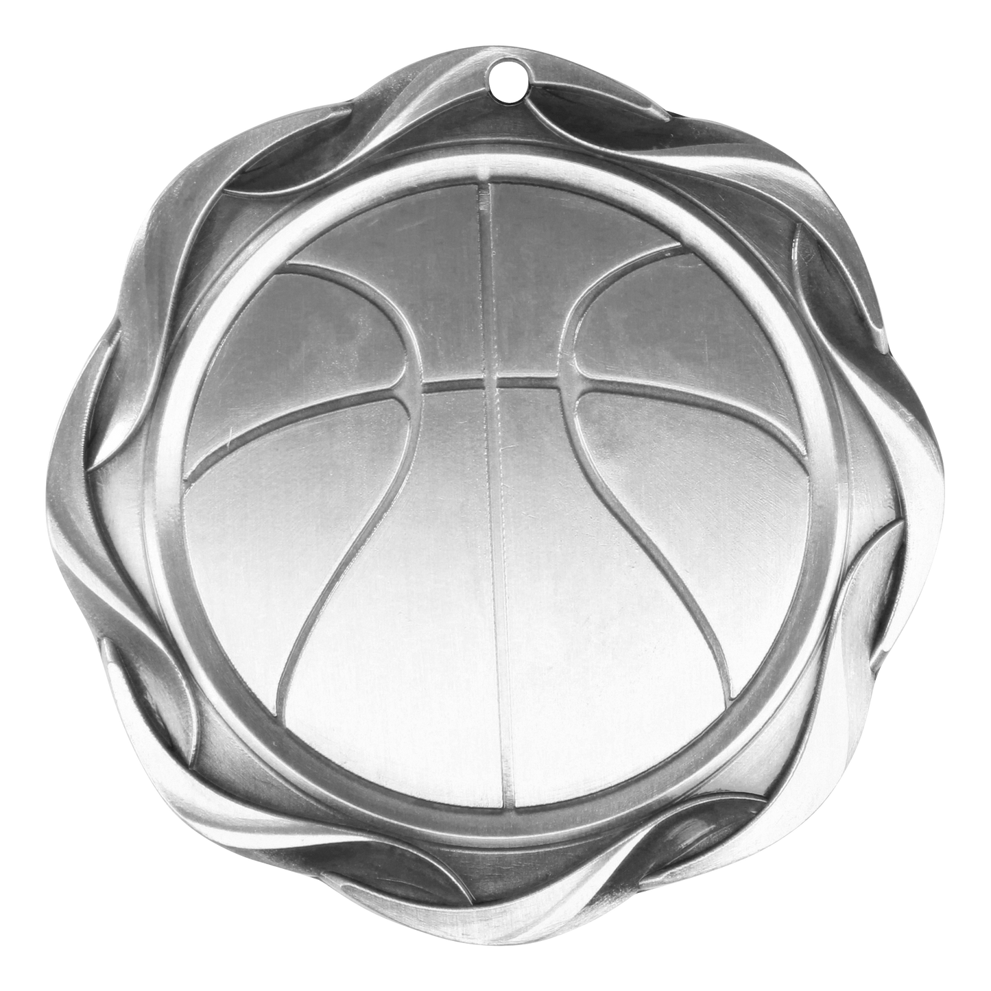 Fusion Basketball Medal 3" / Silver
