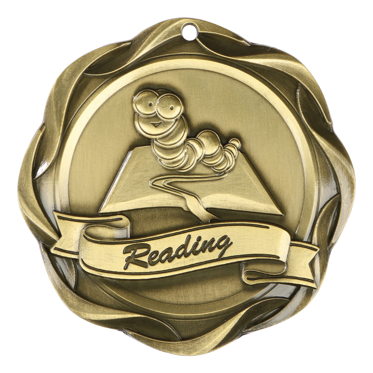 Fusion Reading Medal 3" / Gold