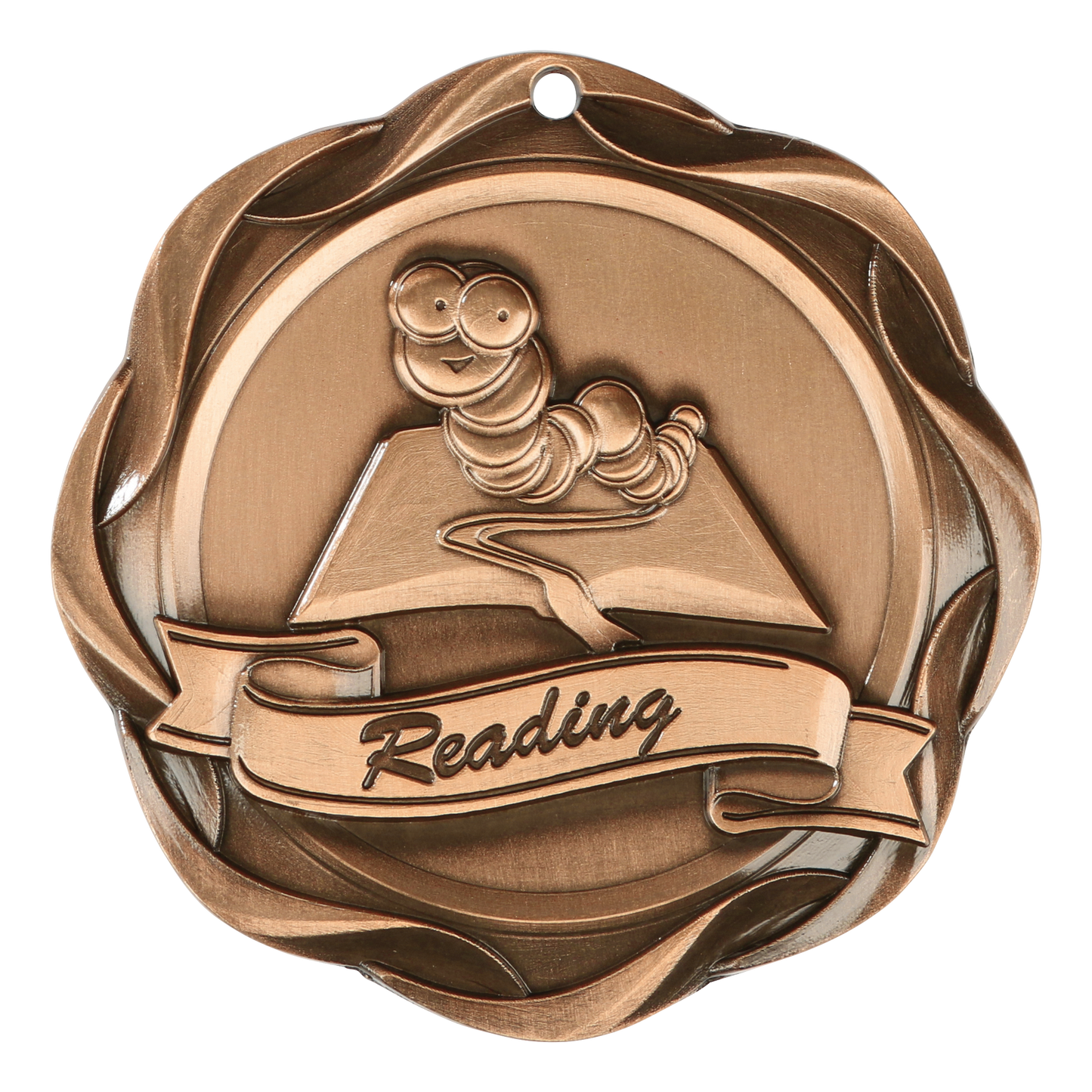 Fusion Reading Medal 3" / Bronze (Copper Tone)
