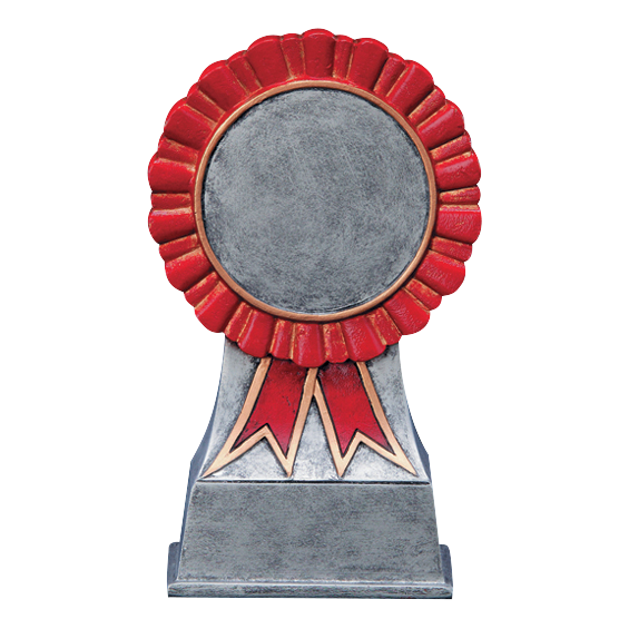 Red Ribbon Insert Holder 5"