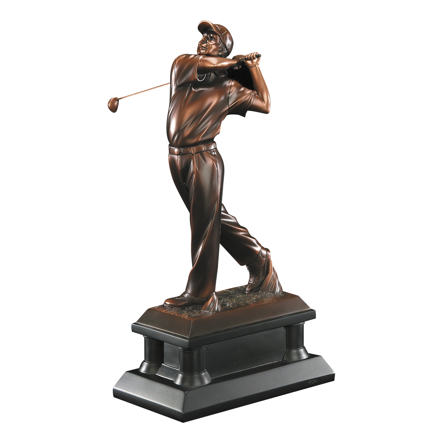 Signature Bronze Resin Golfer Male 12"