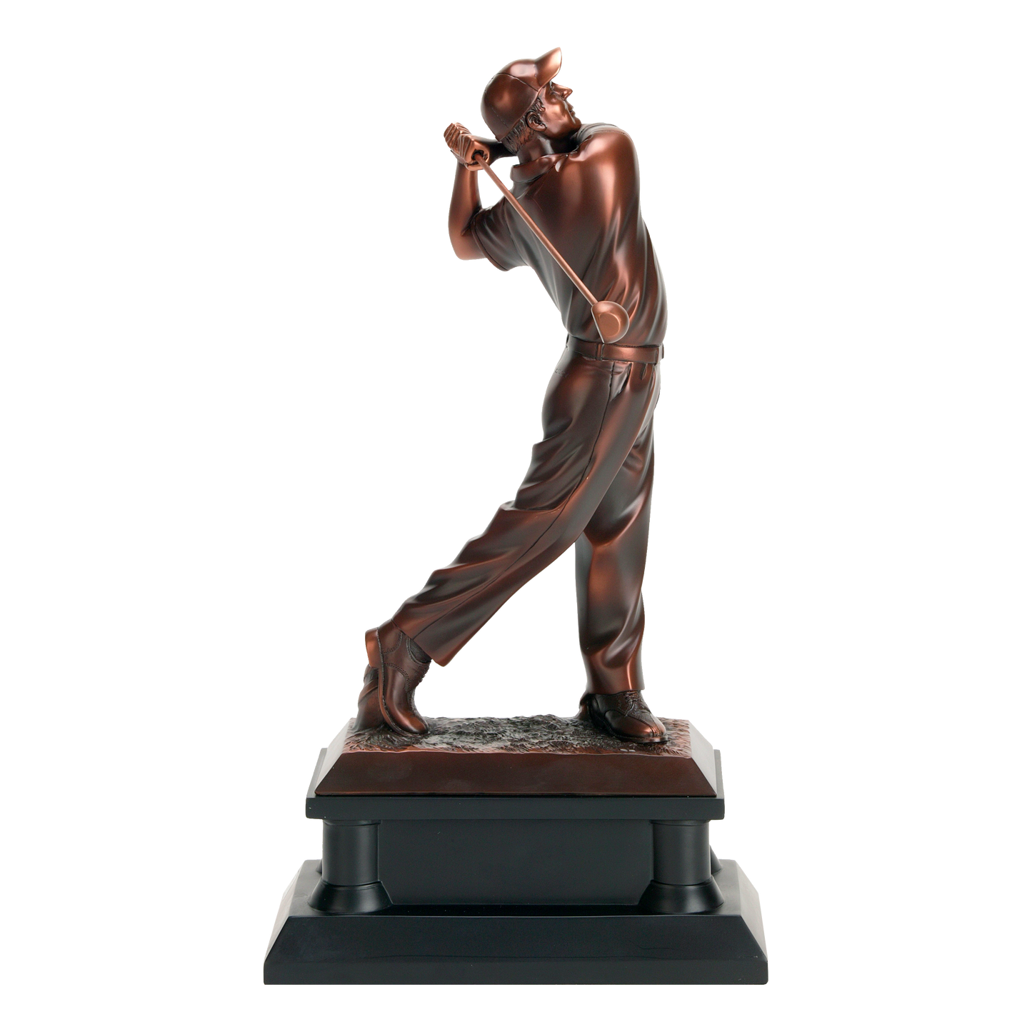 Signature Bronze Resin Golfer Male 12"