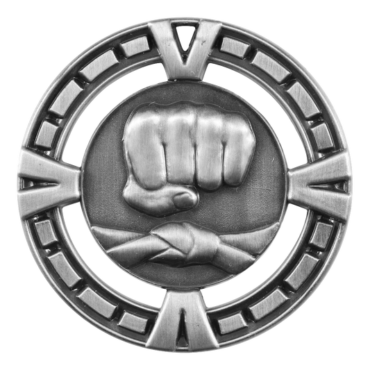 Celebration Martial Arts Medal 2.5" / Silver