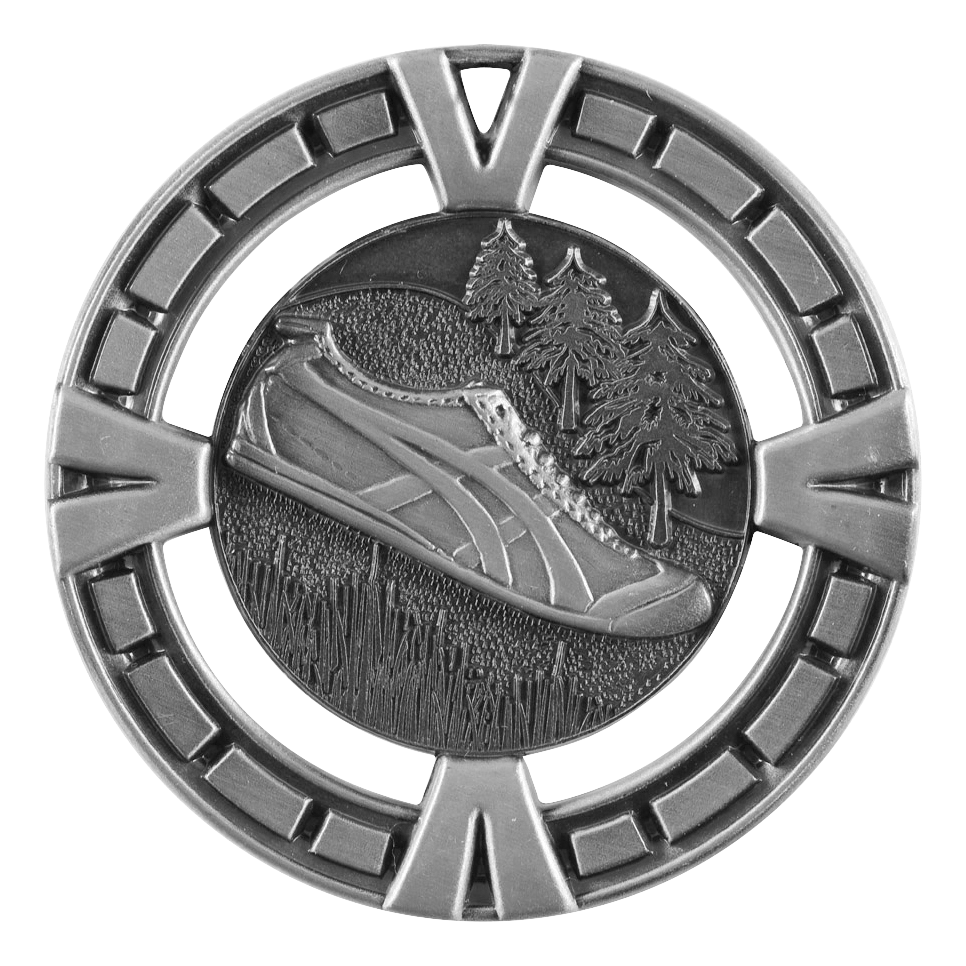 Celebration Cross Country Medal 2.5" / Silver