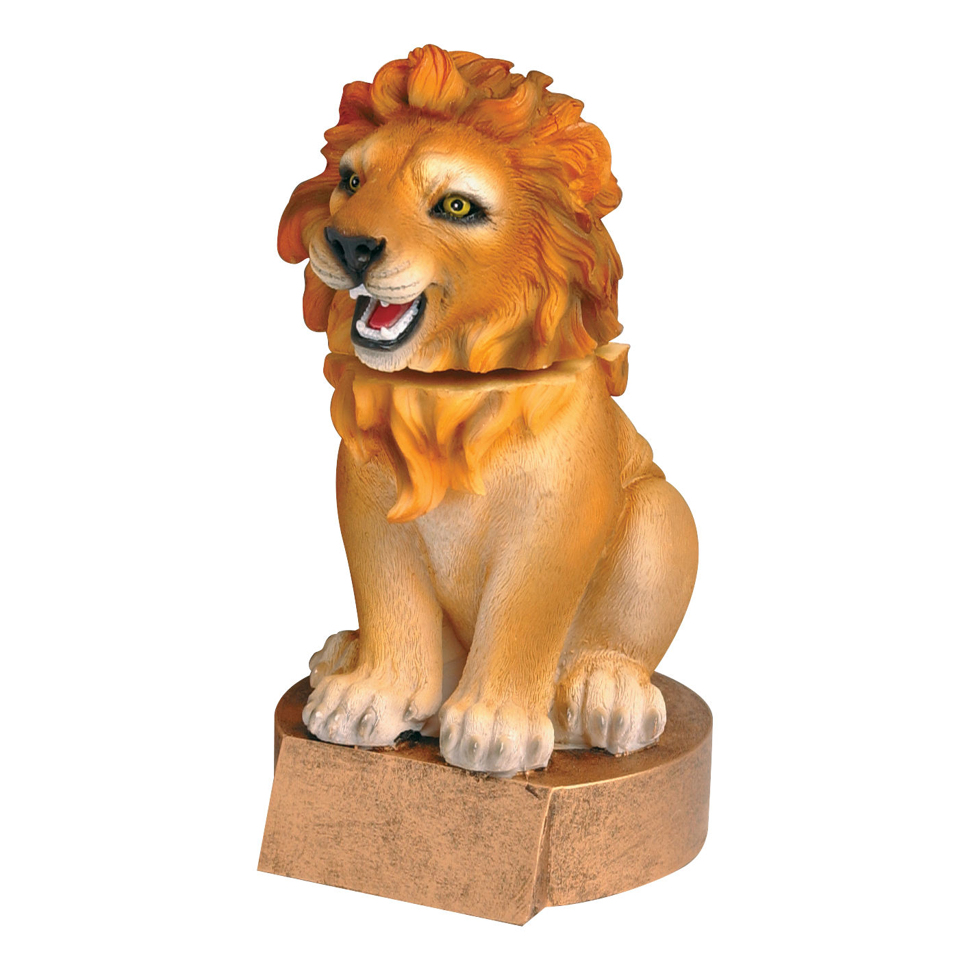 Bobblehead Lion Award 6"