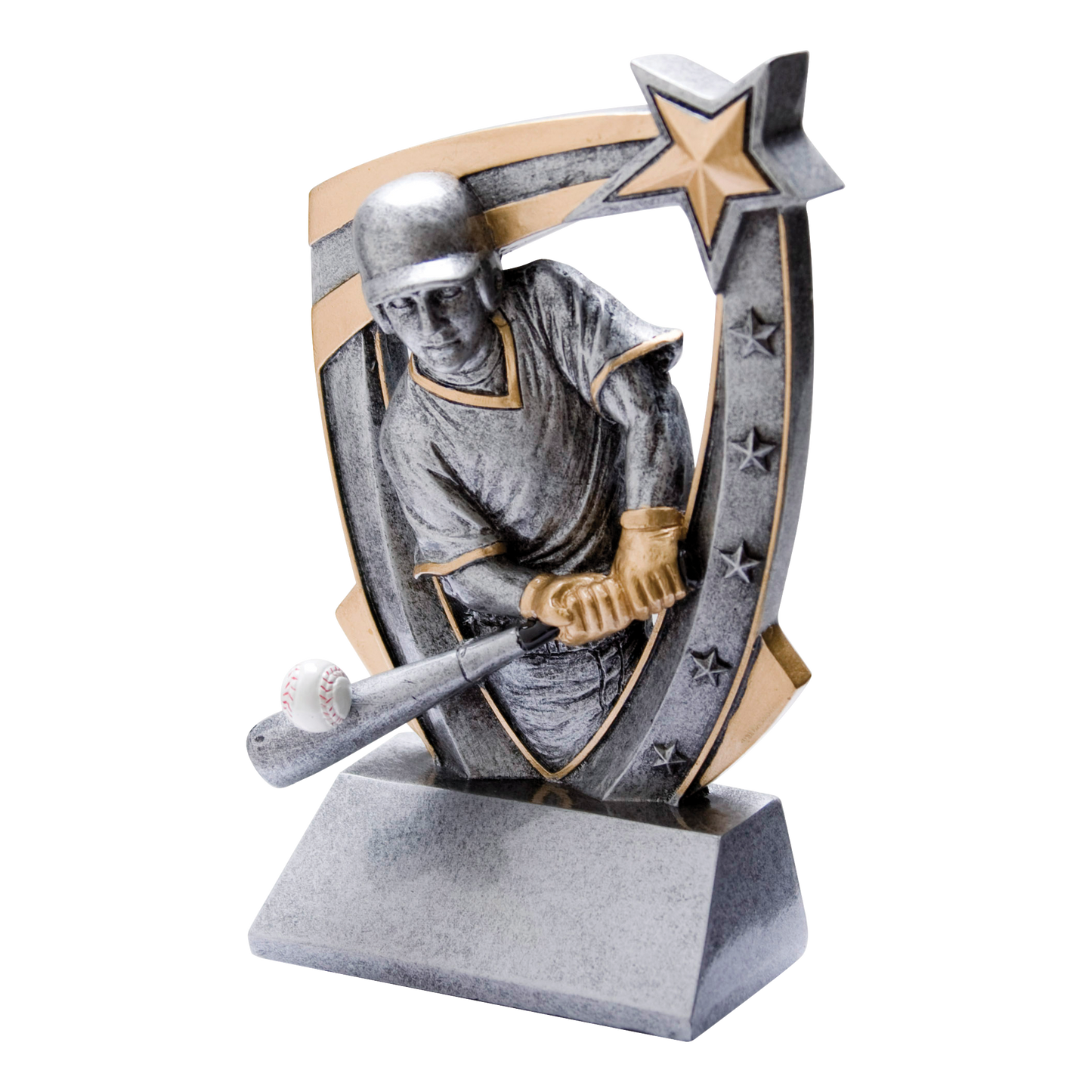 3D Star Baseball Award 6"
