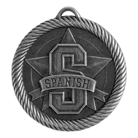Value Spanish Medal 2" / Silver