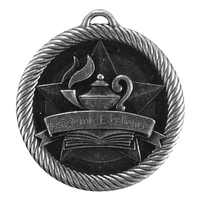 Value Academic Excellence Medal 2" / Silver
