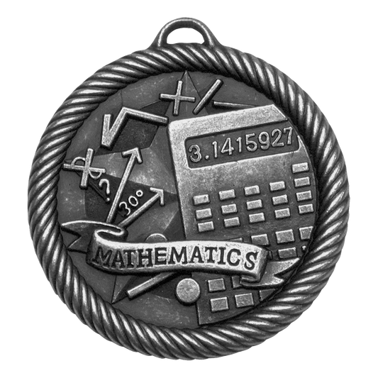 Value Mathmatics Medal 2" / Silver