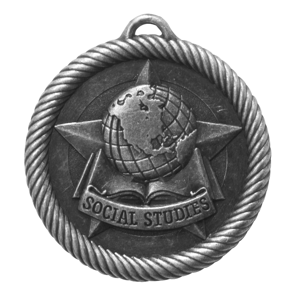 Value Social Studies Medal 2" / Silver