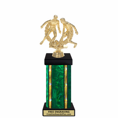 Double Action Soccer Grand Trophy 11.25" / Multiple / Male