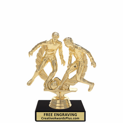 Action Soccer Trophy 5.5" / Gold / Male