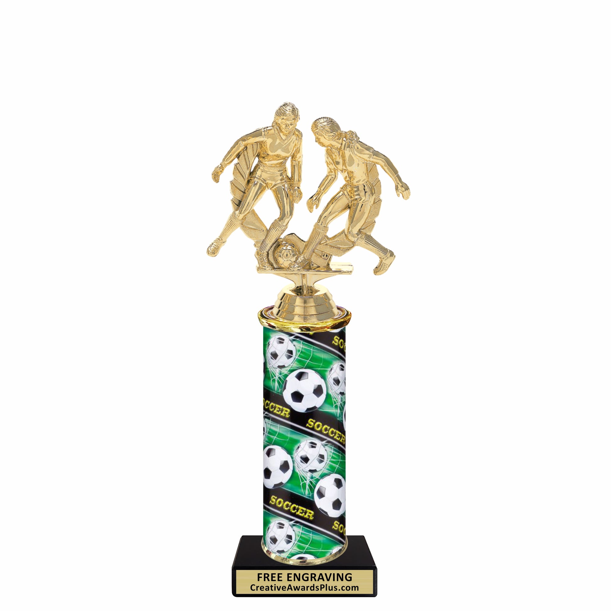 Double Action Soccer Classic Trophy 10.5" / Multiple / Female