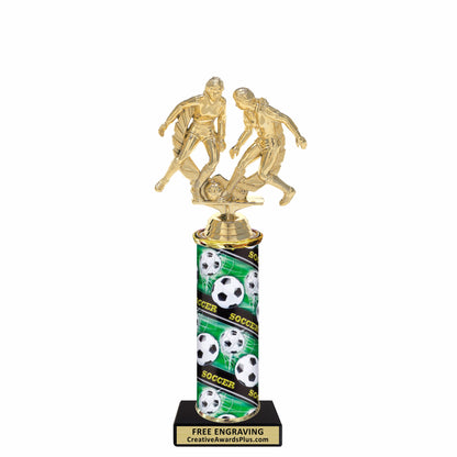 Double Action Soccer Classic Trophy 10.5" / Multiple / Female
