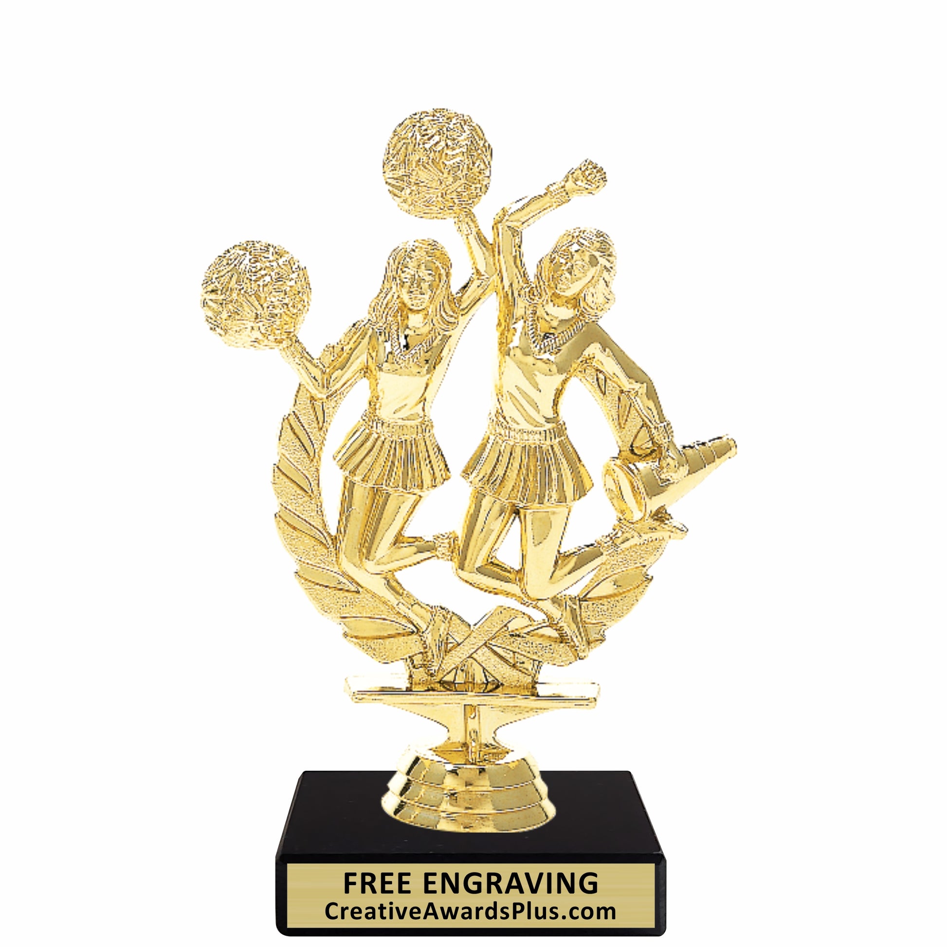 Action Cheer Trophy 6.5" / Gold