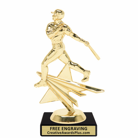 Star Baseball Trophy 7" / Gold