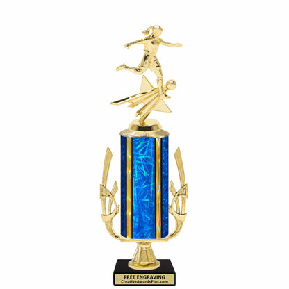 Accent Soccer Trophy 15" / Gold / Female