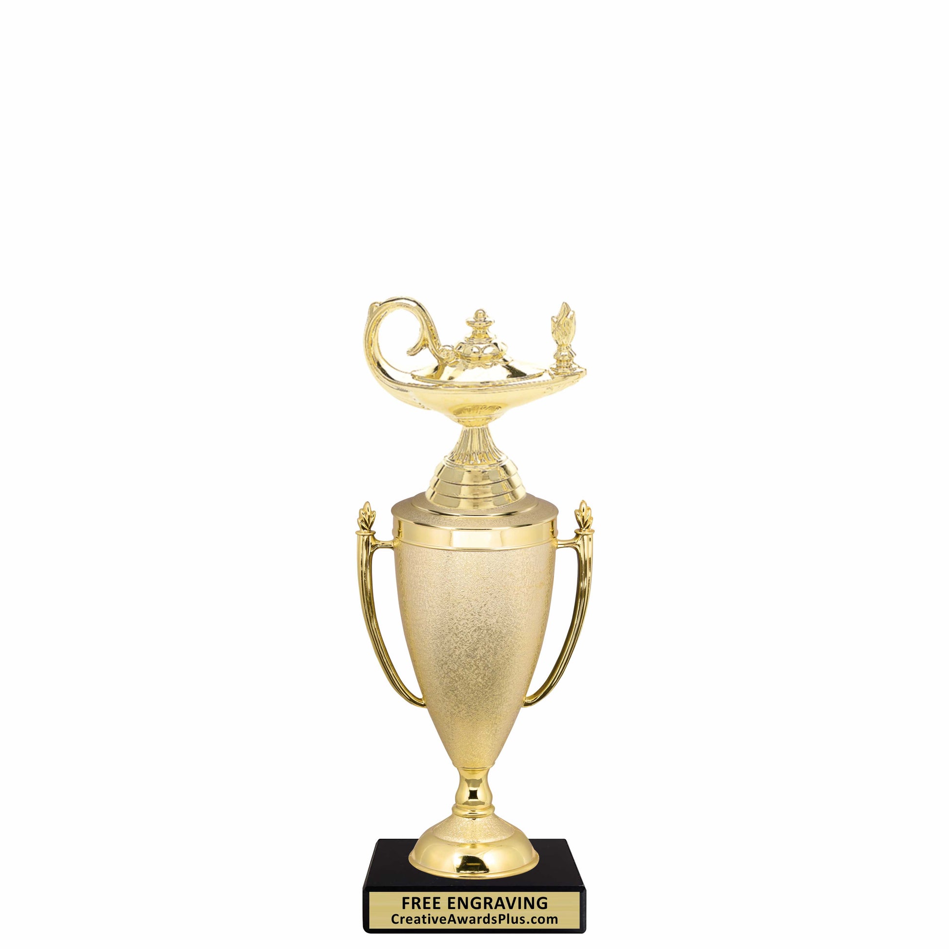 Stippled Cup Academic Trophy 8.9" / Gold