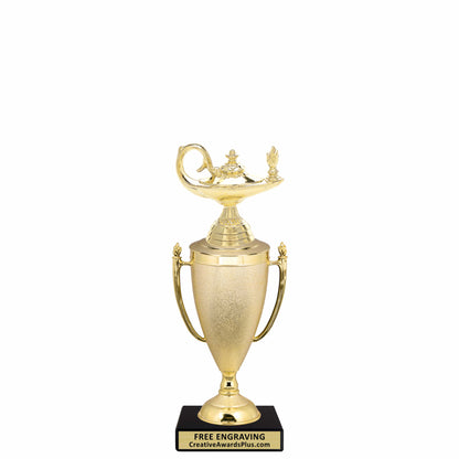 Stippled Cup Academic Trophy 8.9" / Gold