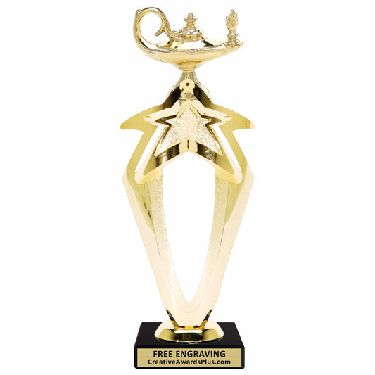 Mega Academic Trophy 10.25" / Gold