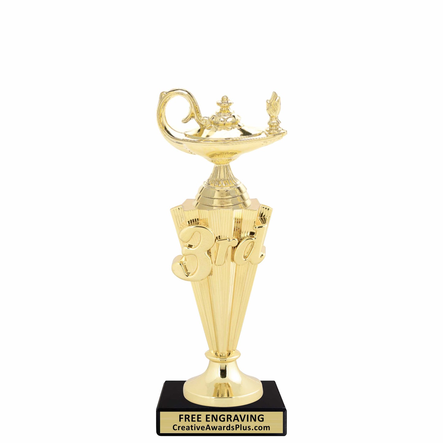 3rd Place Academic Trophy 8.25" / Gold