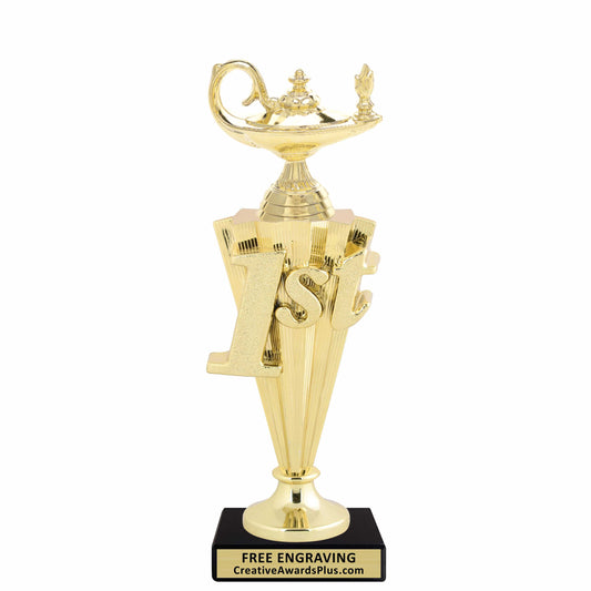 1st Place Academic Trophy 9.25" / Gold