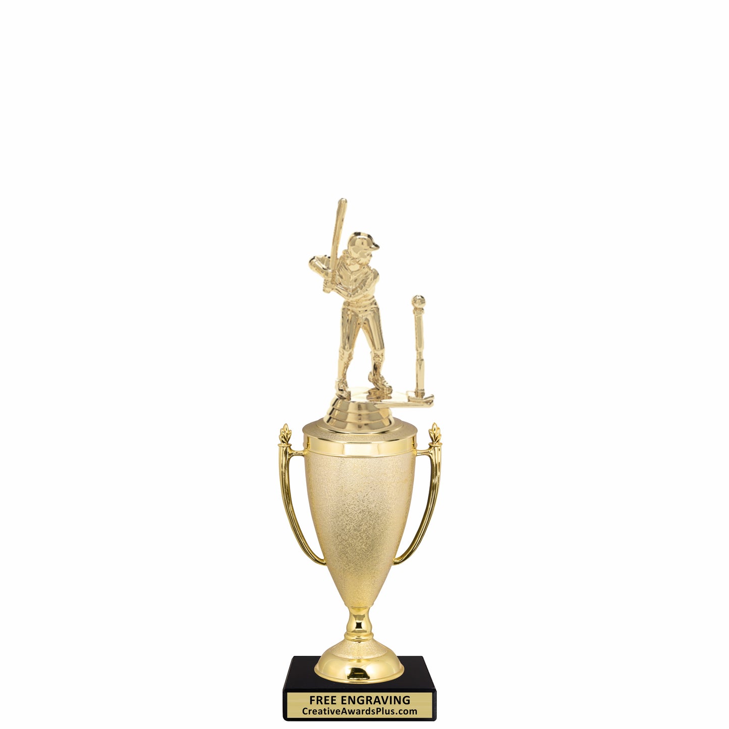 Stippled Cup T-Ball Trophy 10.5" / Gold / Male
