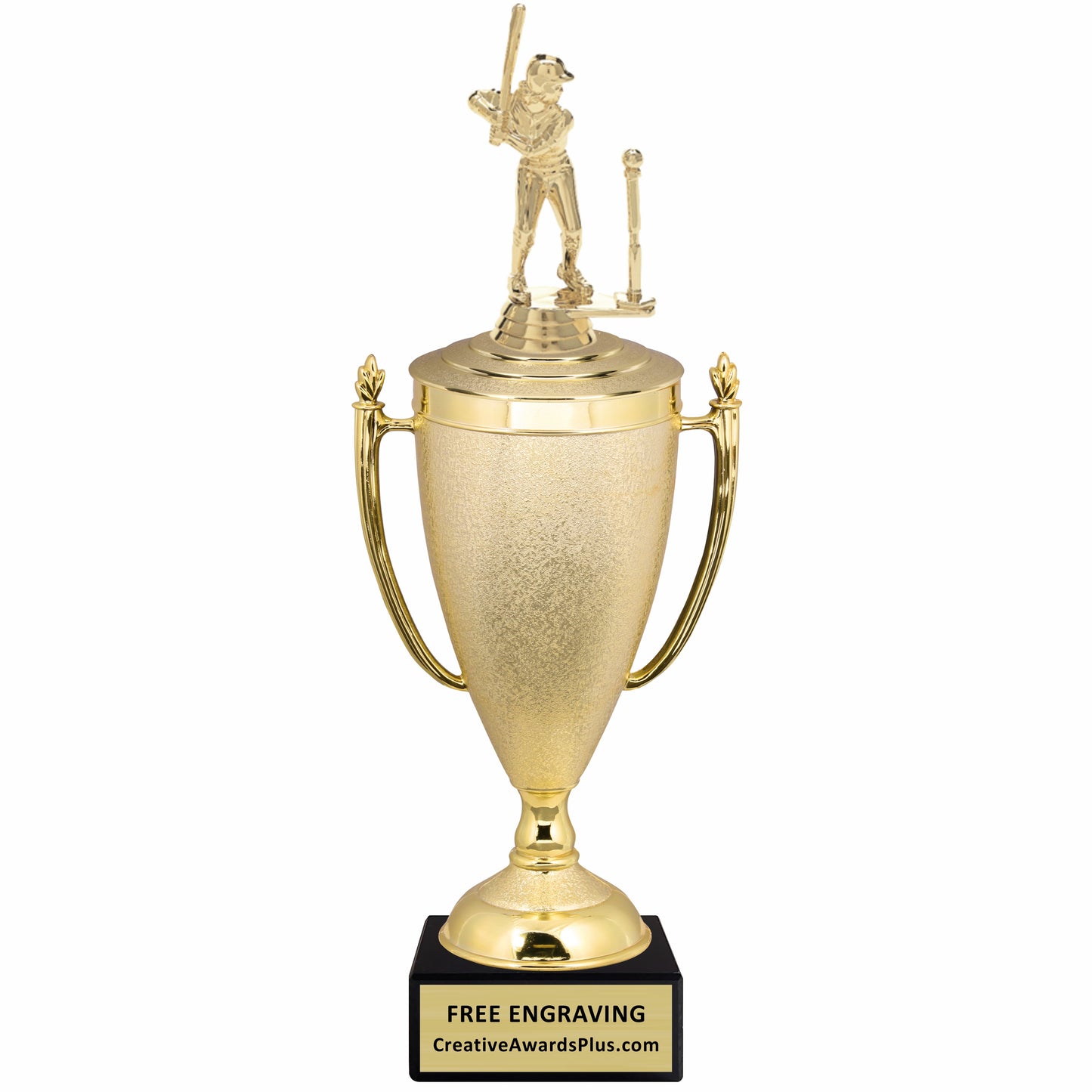 Stippled Cup T-Ball Trophy 14.5" / Gold / Male