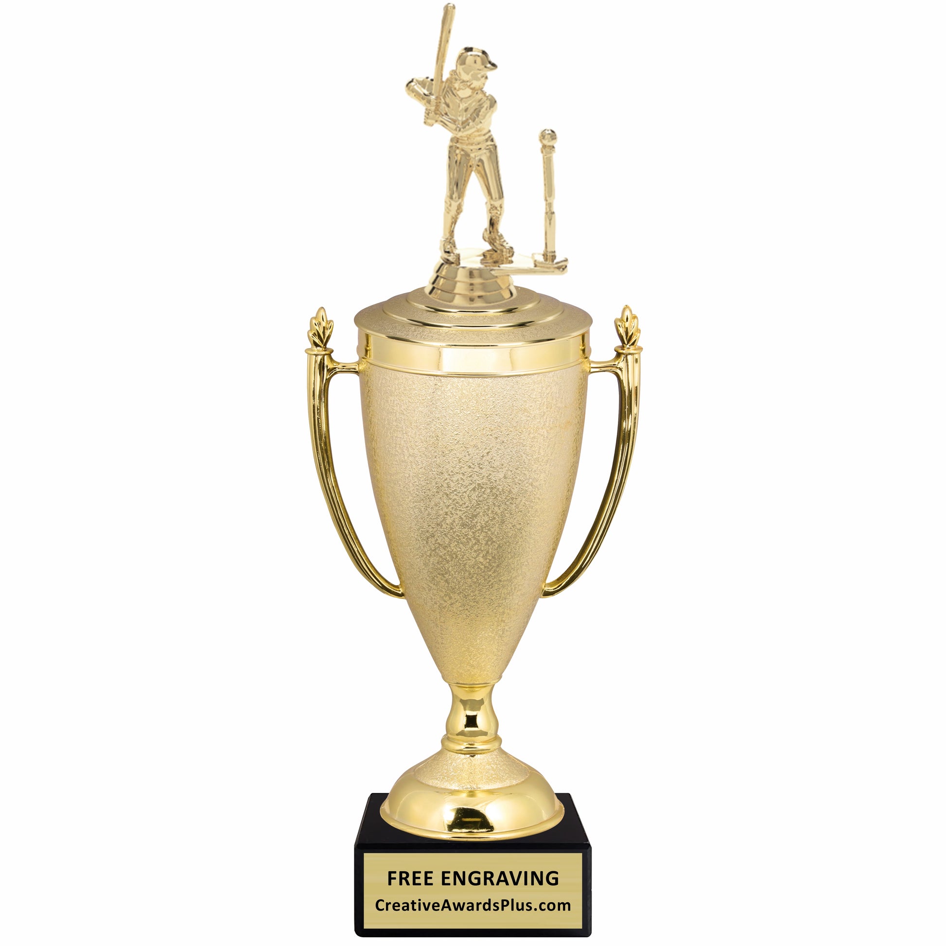 Stippled Cup T-Ball Trophy 14.5" / Gold / Male