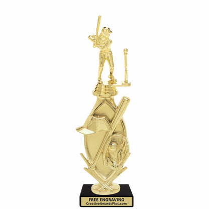 Alpha T-Ball Trophy 11" / Gold / Female