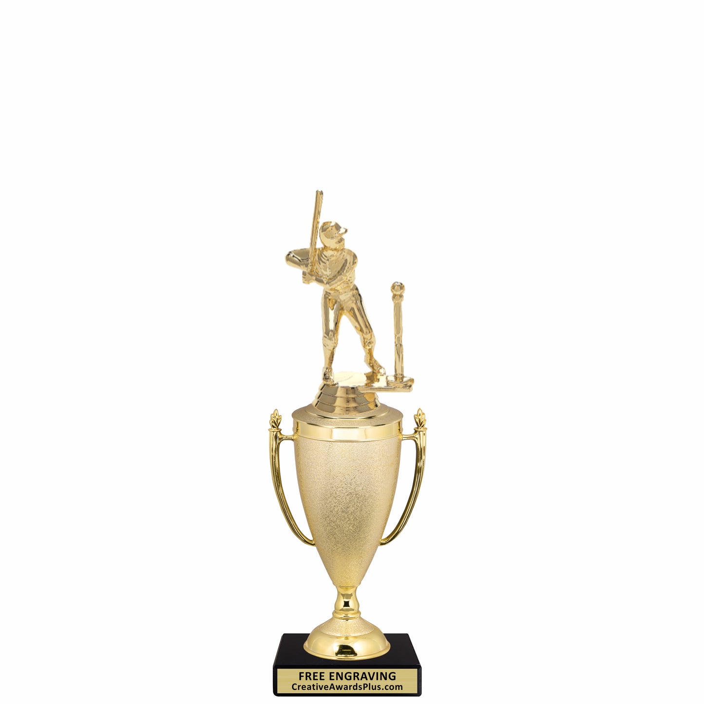 Stippled Cup T-Ball Trophy 10.5" / Gold / Female