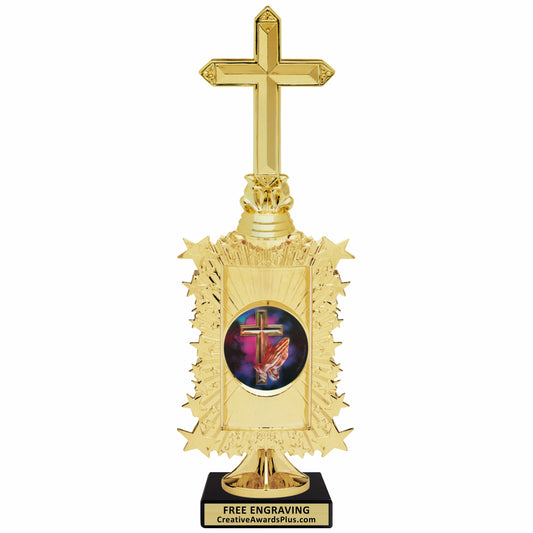 Laurel Christian Trophy 12.25" / Gold