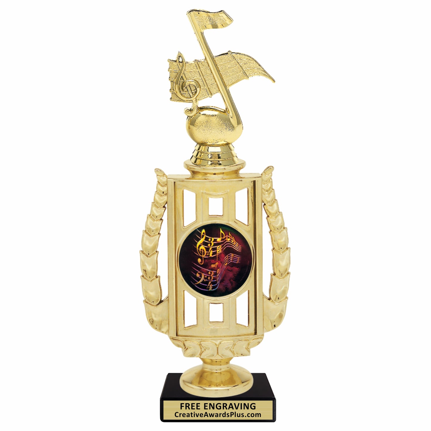 Laurel Music Trophy 2 11" / Gold