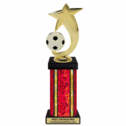 Star Spinning Soccer Grand Trophy 12.5" / Multiple