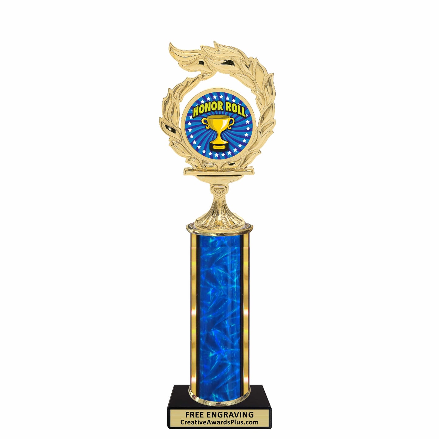 Flame Academic Classic Trophy 11.5" / Multiple / Honor Roll