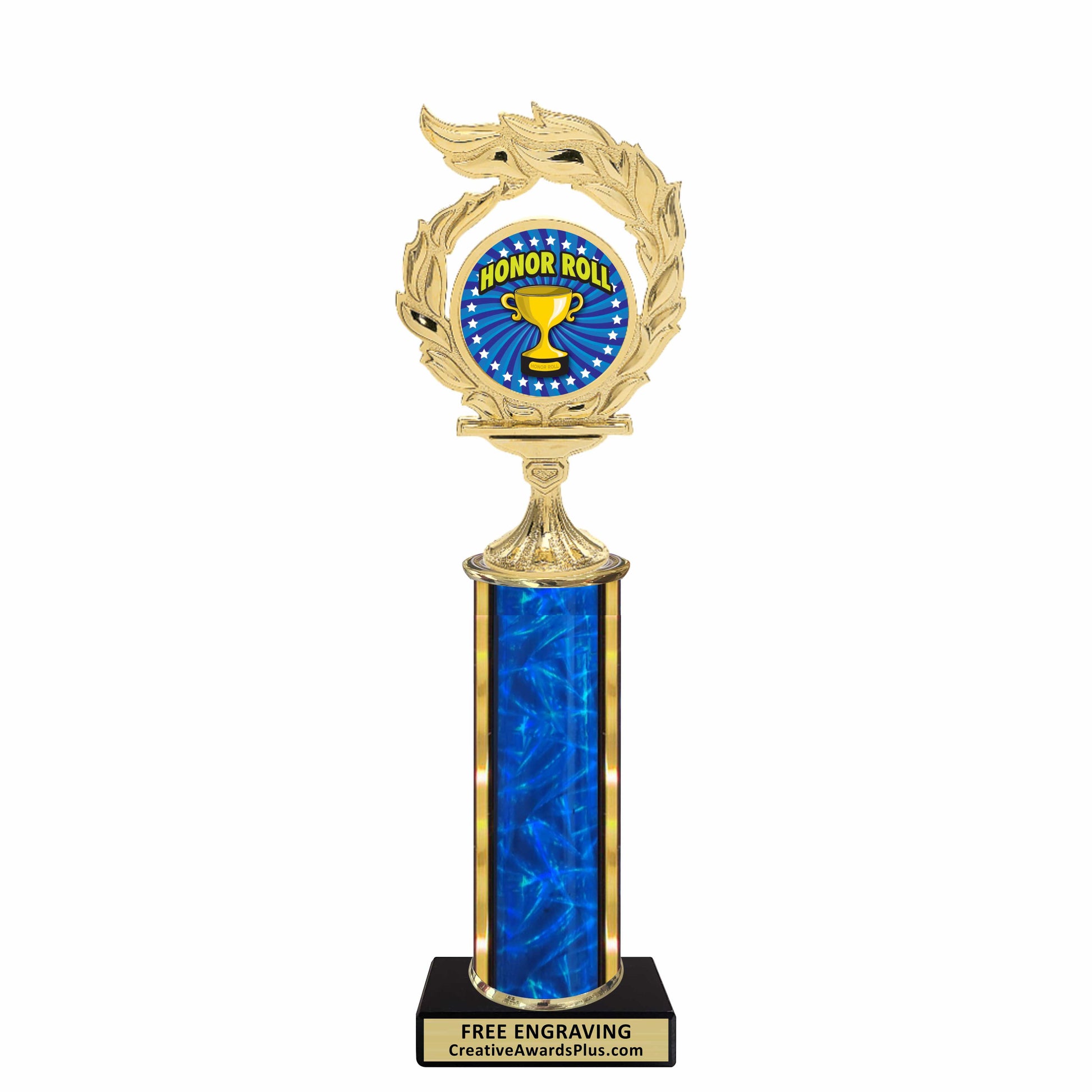Flame Academic Classic Trophy 11.5" / Multiple / Honor Roll