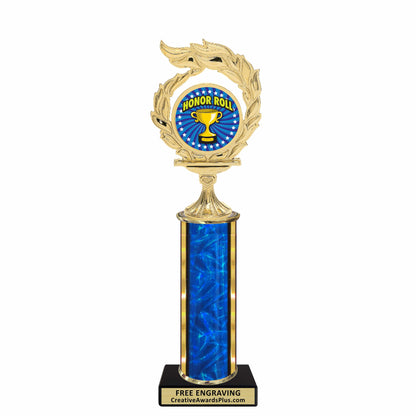 Flame Academic Classic Trophy 11.5" / Multiple / Honor Roll