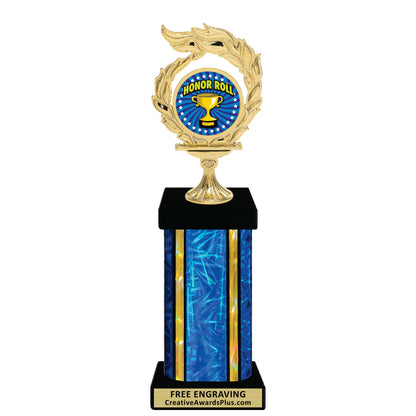 Flame Academic Grand Trophy 12" / Multiple / Honor Roll