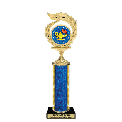 Flame Academic Classic Trophy 11.5" / Multiple / Academic