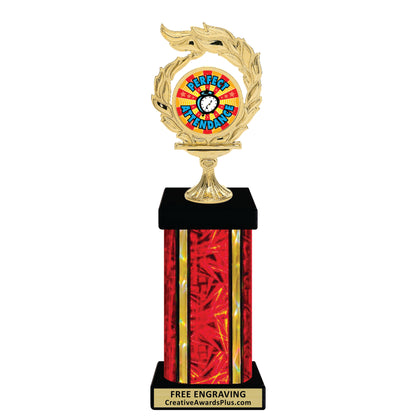 Flame Academic Grand Trophy 12" / Multiple / Perfect Attendance