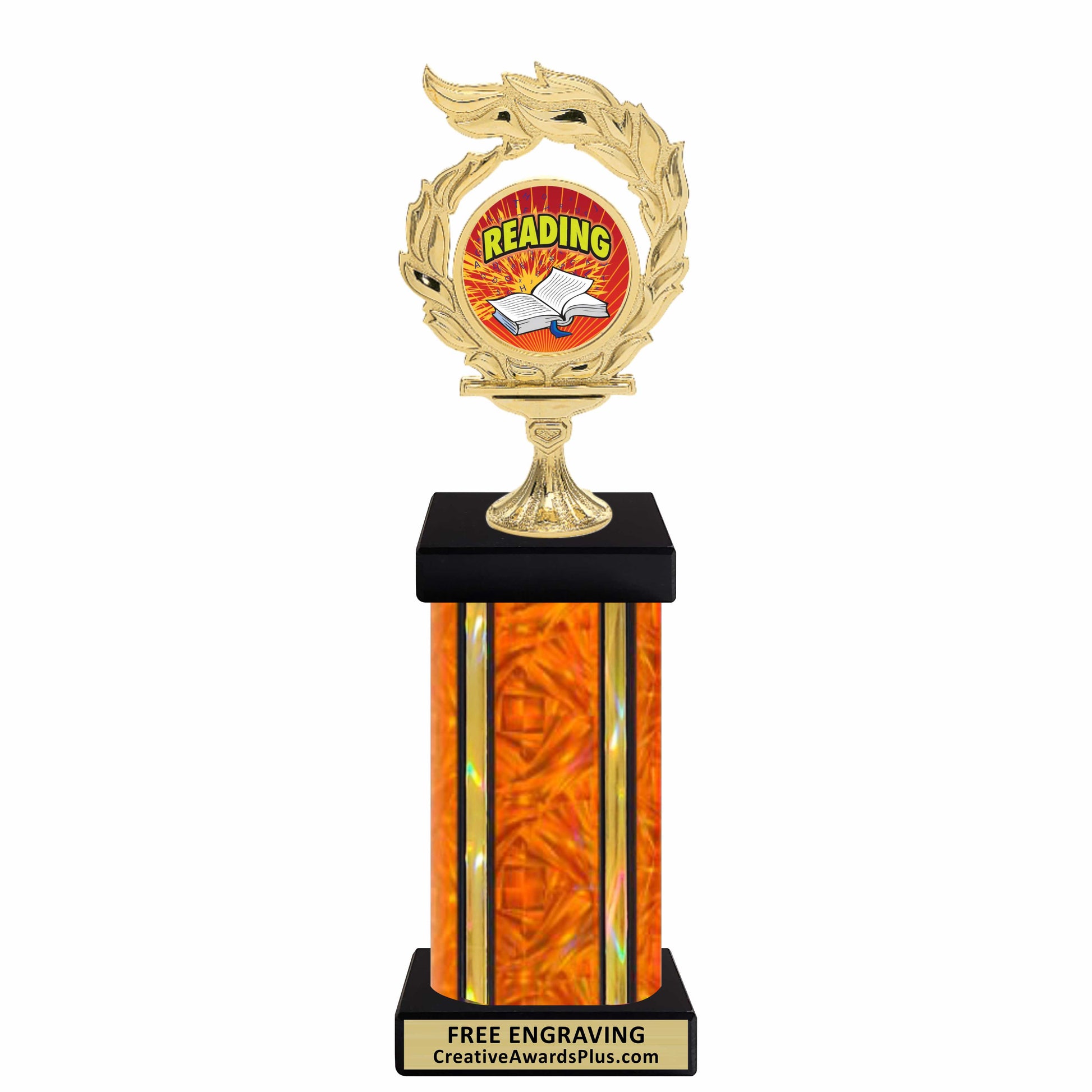 Flame Academic Grand Trophy 12" / Multiple / Reading