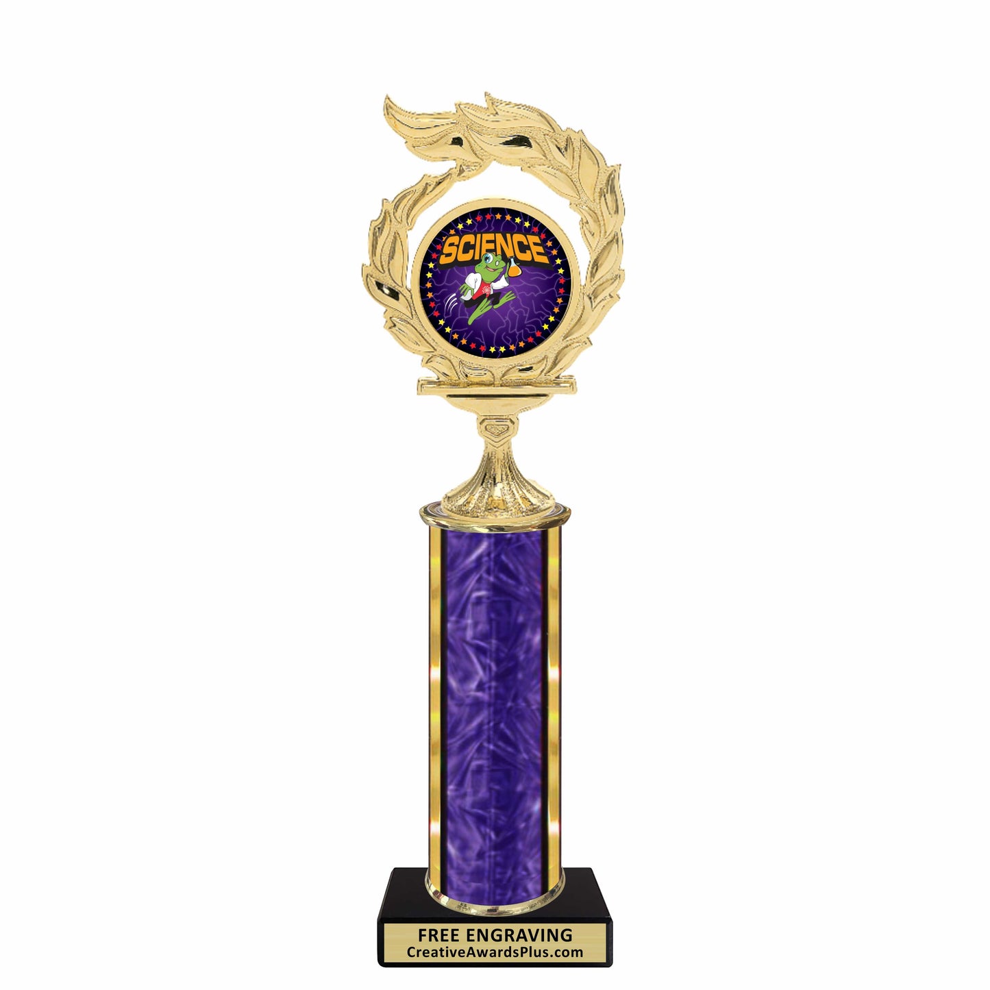 Flame Academic Classic Trophy 11.5" / Multiple / Science