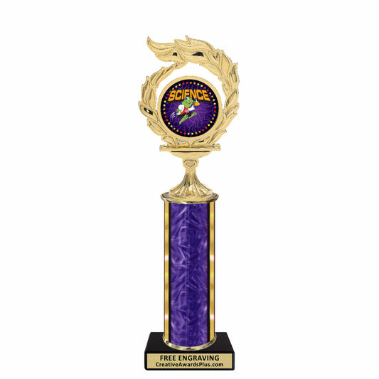 Flame Academic Classic Trophy 11.5" / Multiple / Science